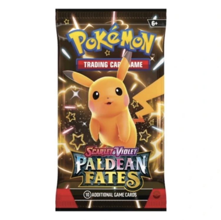 booster Pokemon TCG Paldean fates Pikachu Pokelove