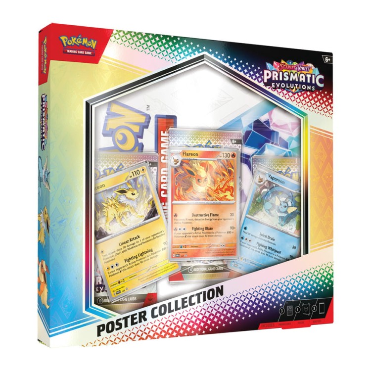 Pokemon TCG: Scarlet &amp; Violet - Prismatic Evolutions - Poster Collection