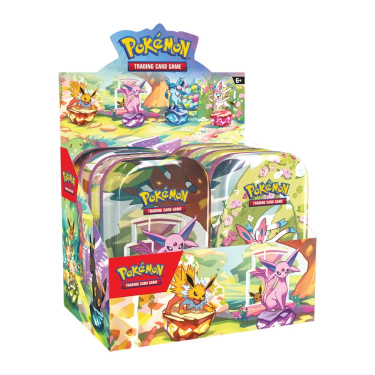 Pokemon TCG: Scarlet &amp; Violet - Prismatic Evolutions - Mini tin BUNDLE 8 tcg love