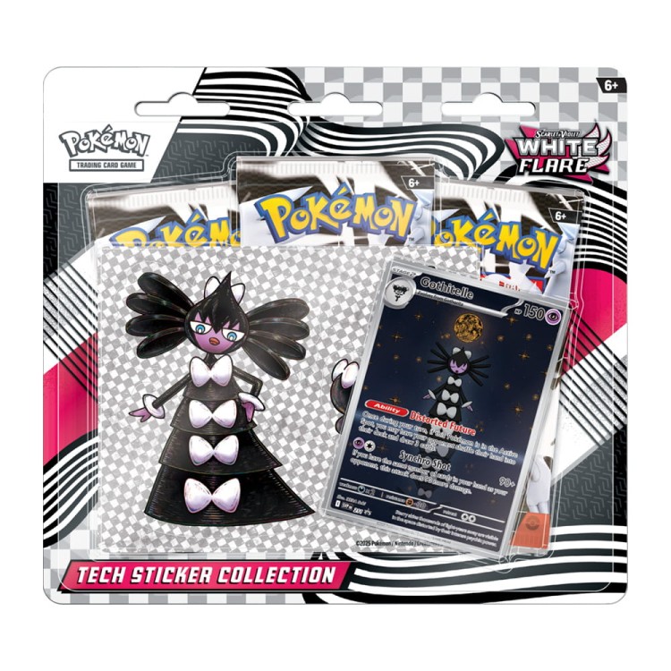 Pokemon TCG: Scarlet &amp; Violet - White Flare - Tech Sticker - Gothitelle TCG LOVE