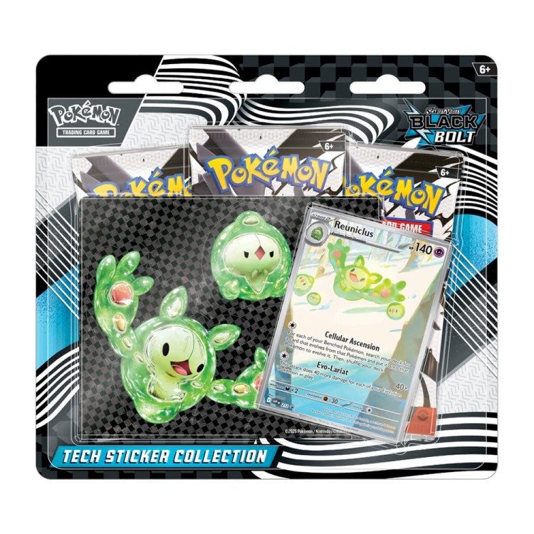 Pokemon TCG: Scarlet &amp; Violet - Black Bolt - Tech Sticker - Reuniclus TCG LOVE