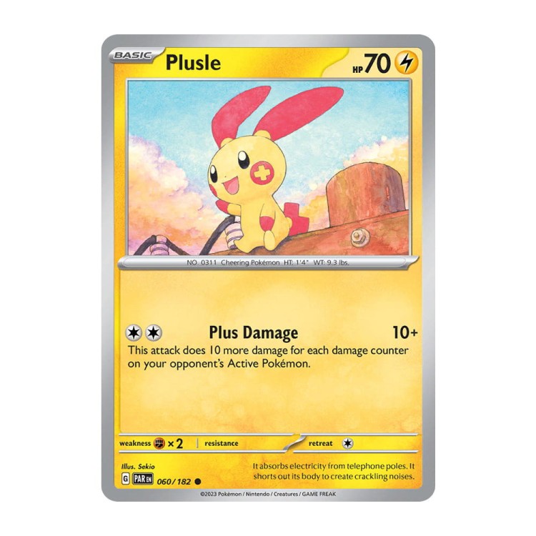 plusle  RH par 060 182 Pokemon tcg tcg love.jpg