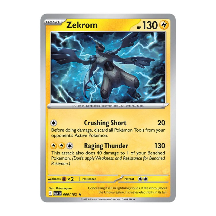 zekrom HOLO par 066 182 Pokemon tcg tcg love.jpg