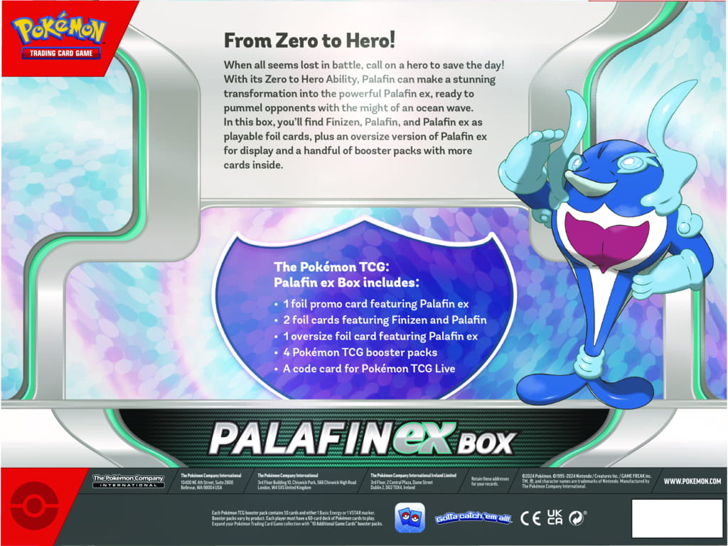 pokémon trading card game: palafin ex box Pokémon TCG: Palafin ex Box