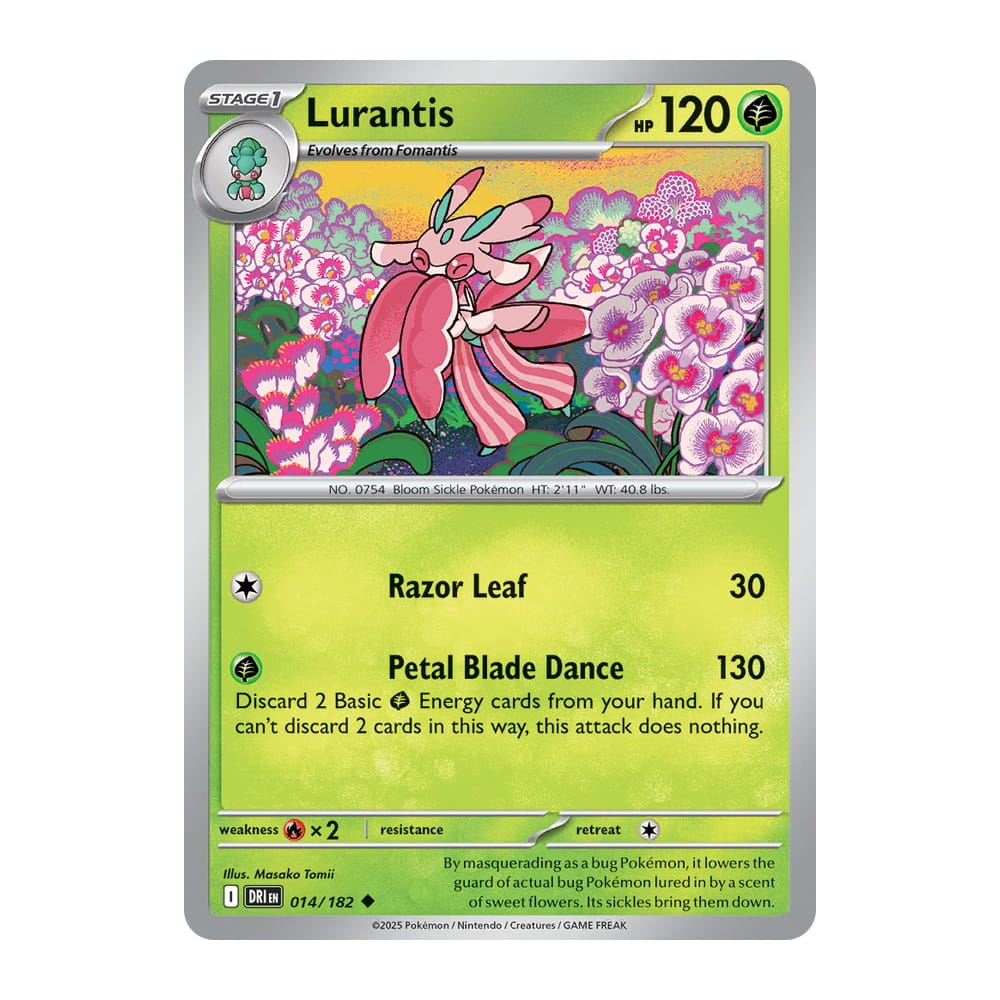 Karta Pokemon Lurantis Destined Rivals DRI 14/186 w TCG LOVE Kup teraz
